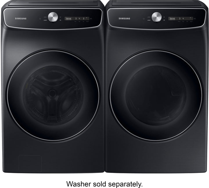 Samsung - 7.5 cu. ft. Smart Dial Gas Dryer with FlexDry™ and Super Speed Dry - Black_4