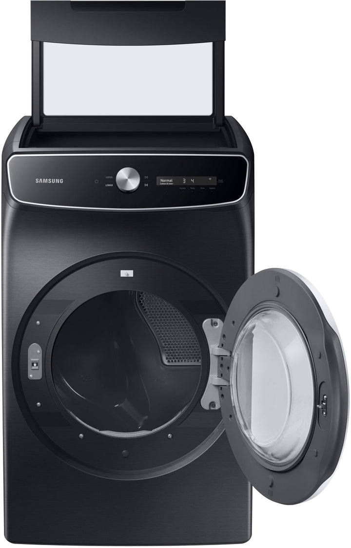 Samsung - 7.5 cu. ft. Smart Dial Gas Dryer with FlexDry™ and Super Speed Dry - Black_10