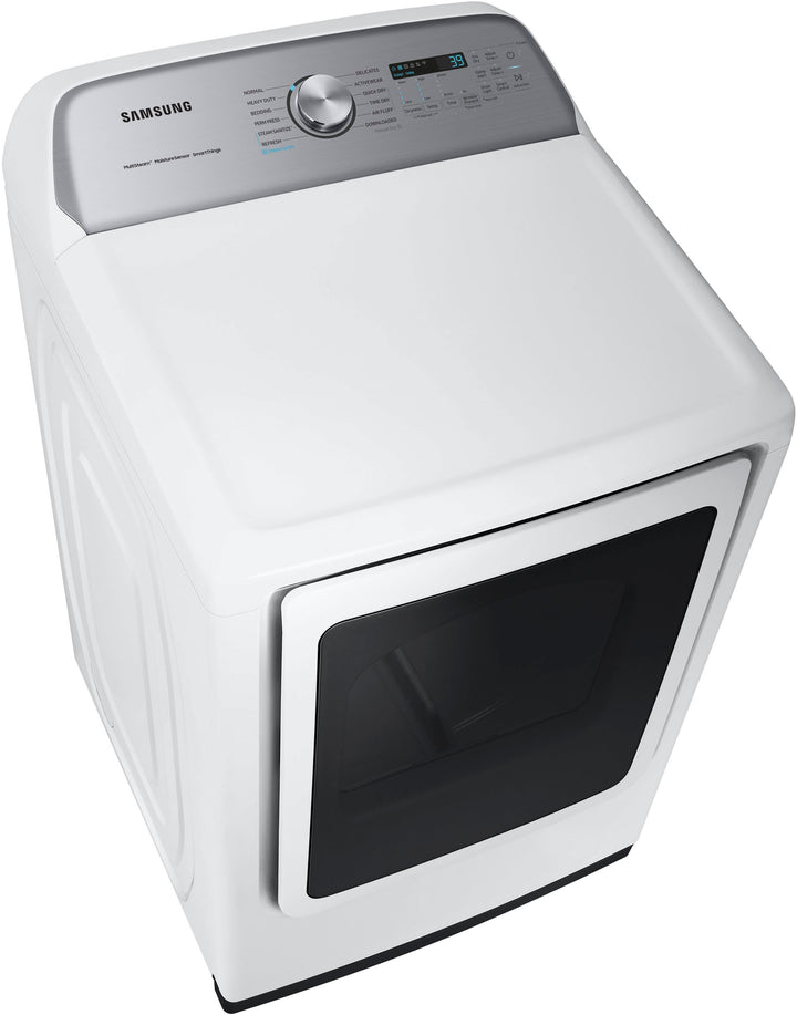 Samsung - 7.4 cu. ft. Smart Gas Dryer with Steam Sanitize+ - White_7