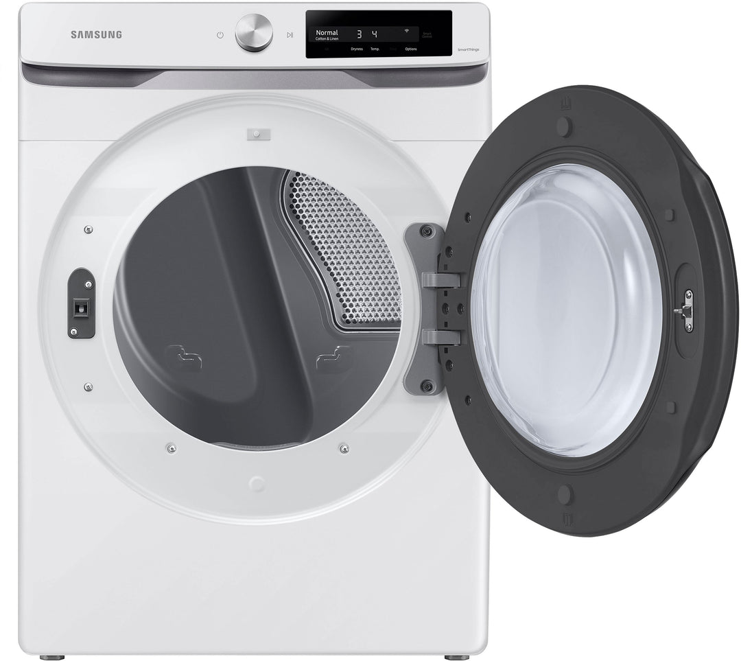 Samsung - 7.5 cu. ft. Smart Dial Gas Dryer with Super Speed Dry - White_9