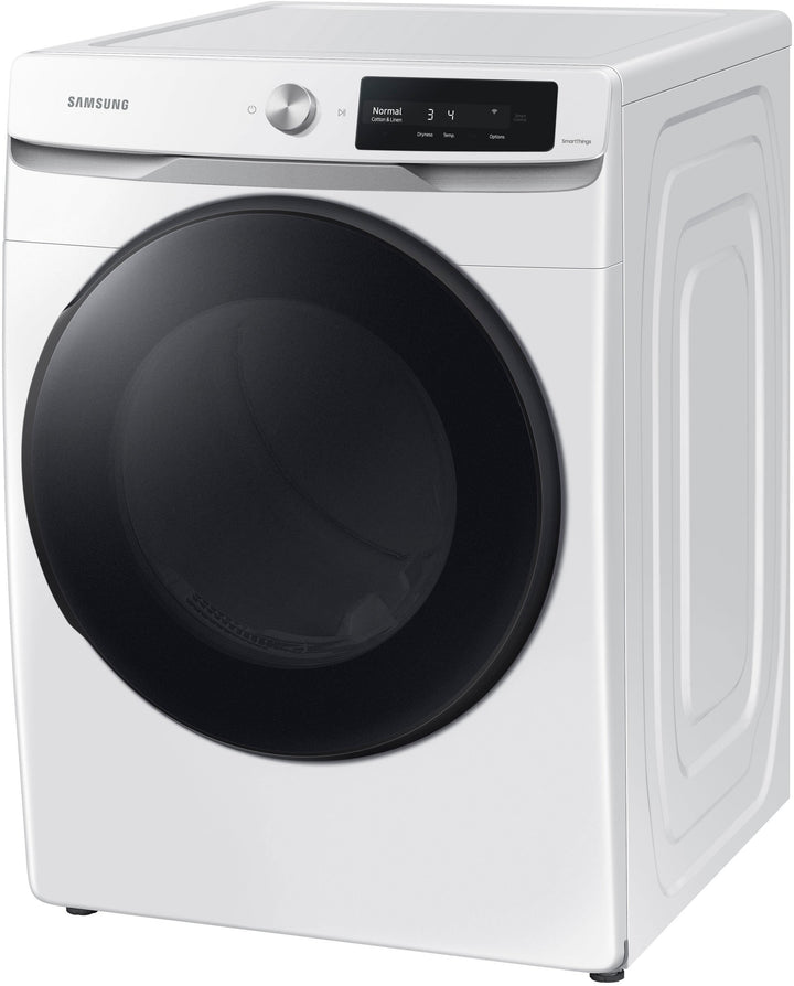 Samsung - 7.5 cu. ft. Smart Dial Gas Dryer with Super Speed Dry - White_8