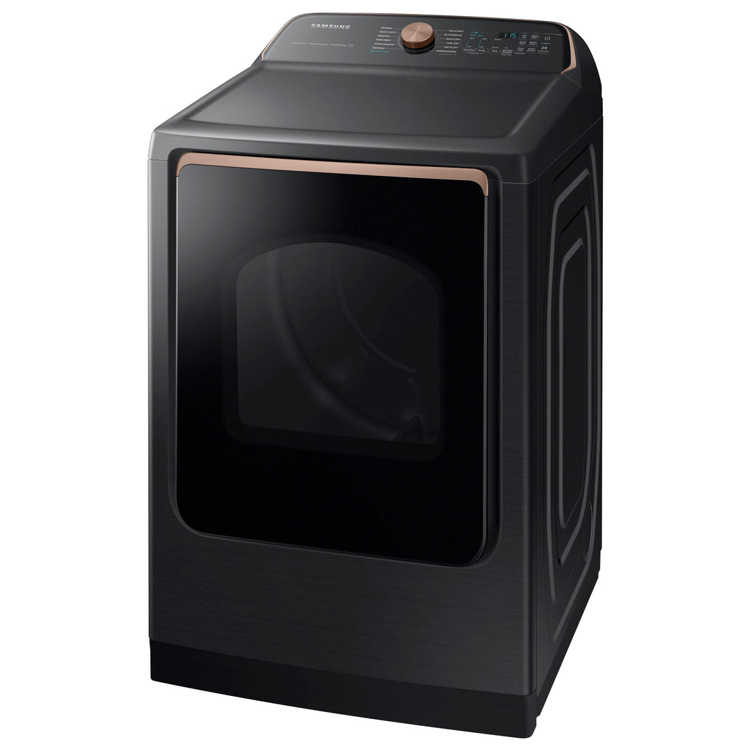 Samsung - 7.4 cu. ft. Smart Gas Dryer with Steam Sanitize+ - Brushed black_16