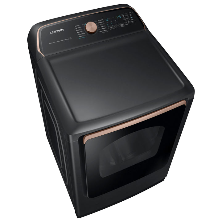 Samsung - 7.4 cu. ft. Smart Gas Dryer with Steam Sanitize+ - Brushed black_15