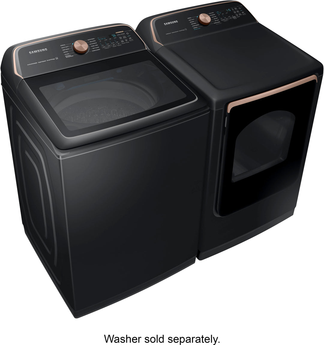 Samsung - 7.4 cu. ft. Smart Gas Dryer with Steam Sanitize+ - Brushed black_11