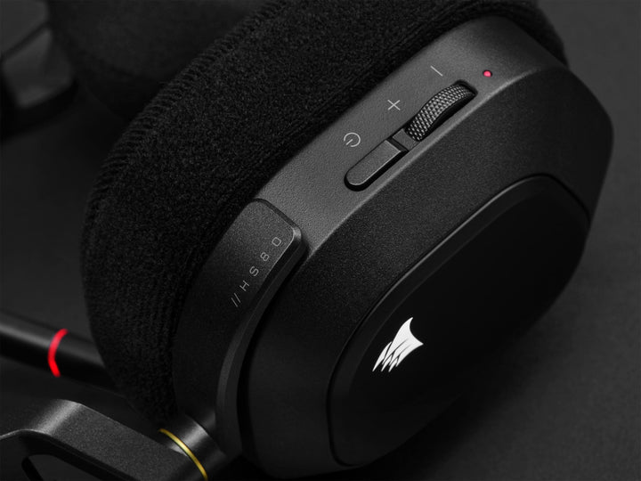 CORSAIR - HS80 RGB WIRELESS Dolby Atmos Gaming Headset for PC, PS5, and PS4 with Broadcast-Grade Omni-Directional Microphone - Carbon_5