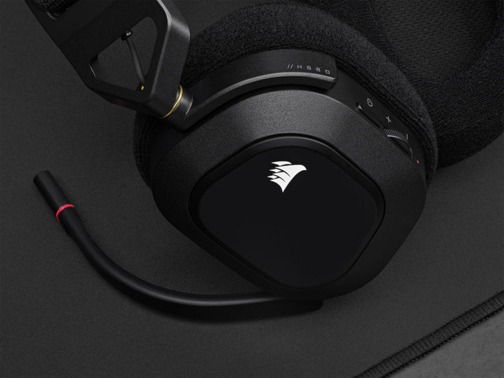 CORSAIR - HS80 RGB WIRELESS Dolby Atmos Gaming Headset for PC, PS5, and PS4 with Broadcast-Grade Omni-Directional Microphone - Carbon_3