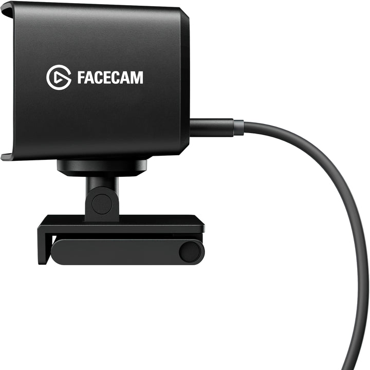 Elgato - Facecam Full HD 1080 Webcam for Video Conferencing, Gaming, and Streaming - Black_1