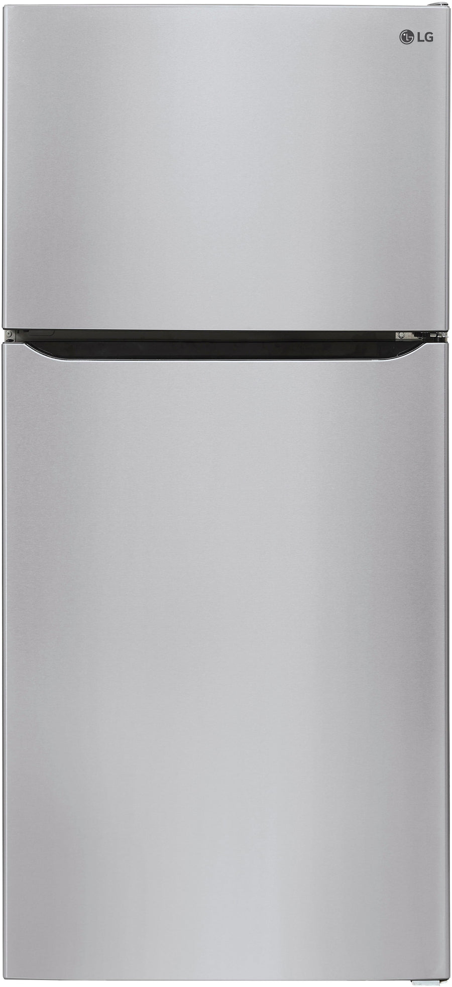 LG - 23.8 Cu Ft Top Mount Refrigerator with Internal Water Dispenser - Stainless steel_0