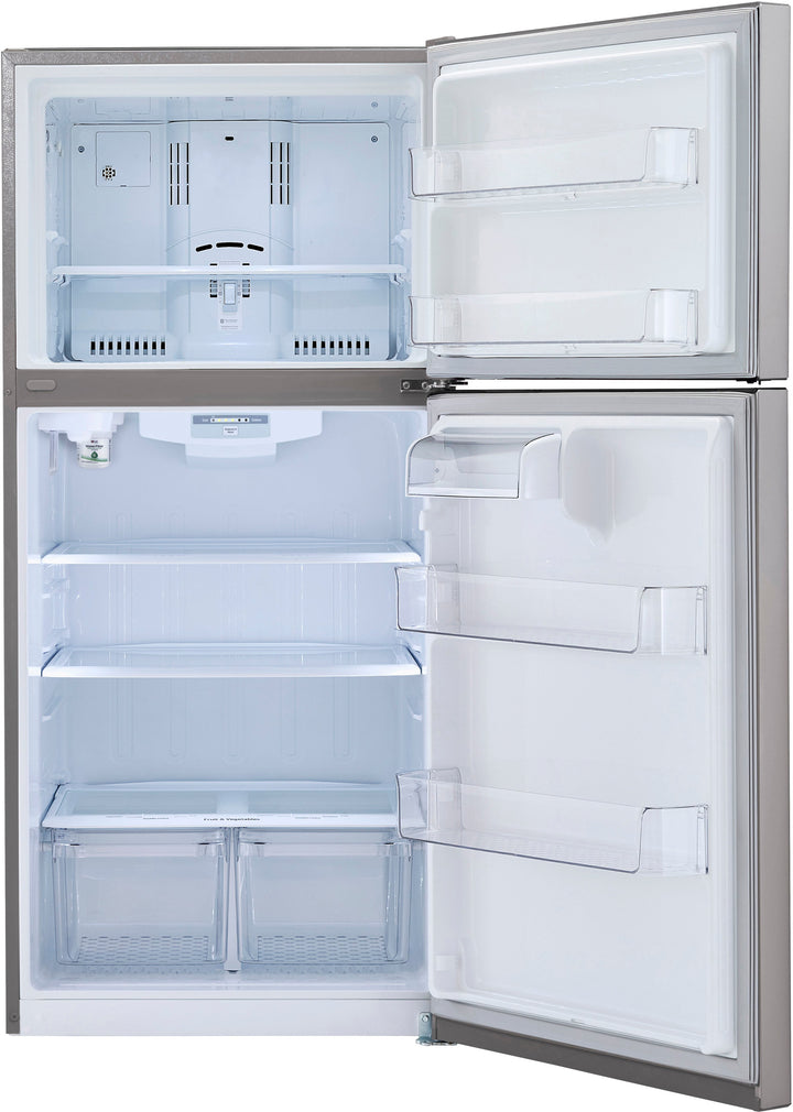 LG - 23.8 Cu Ft Top Mount Refrigerator with Internal Water Dispenser - Stainless steel_8