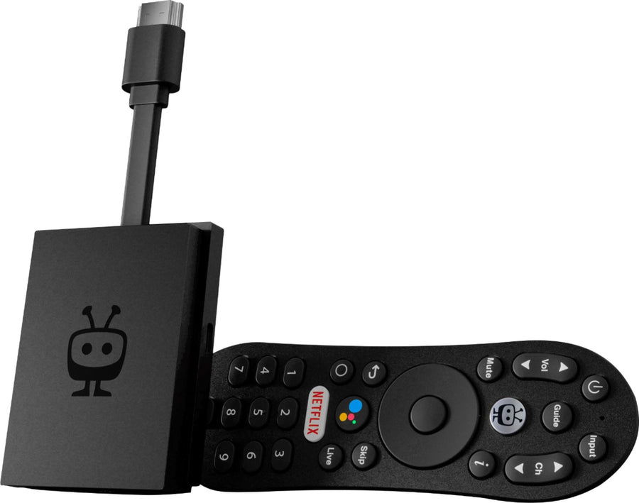 TiVo - Stream 4K UHD Streaming Media Player with Google Assistance Voice Control Remote - Black_0