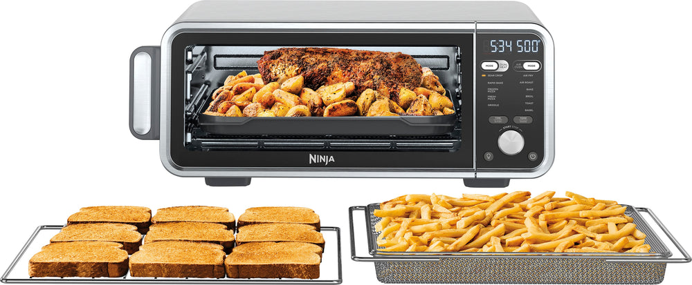 Ninja - Foodi Convection Toaster Oven with 11-in-1 Functionality with Dual Heat Technology and Flip functionality - Silver_1