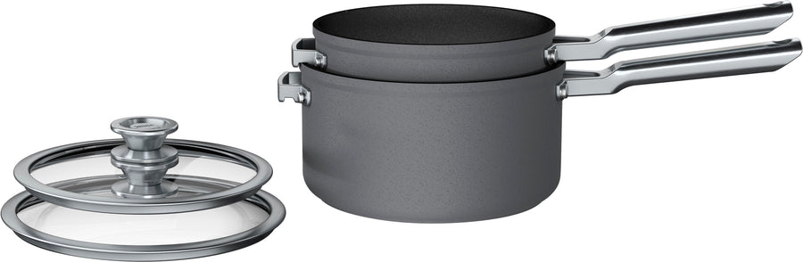 Ninja - Foodi NeverStick Premium Nest System 4-Piece Cookware Set - Gray_0