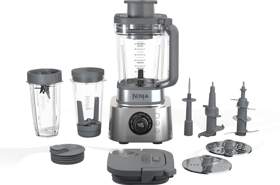 Ninja - Foodi Power Blender Ultimate System 72-Oz. Blender, Smoothie Bowl Maker, Food Processor - Platinum_0