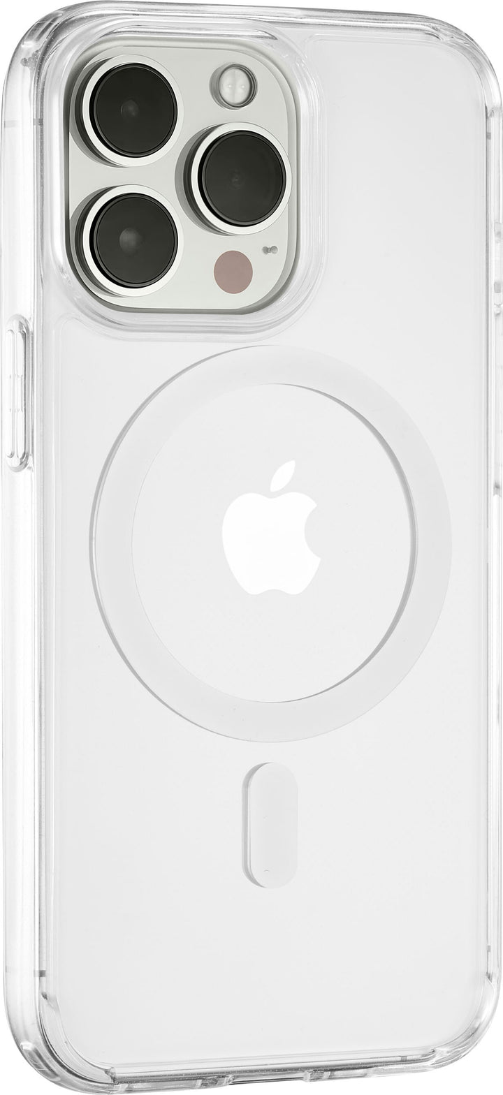 Insignia™ - Hard Shell Case with MagSafe for iPhone 13 Pro - Clear_4
