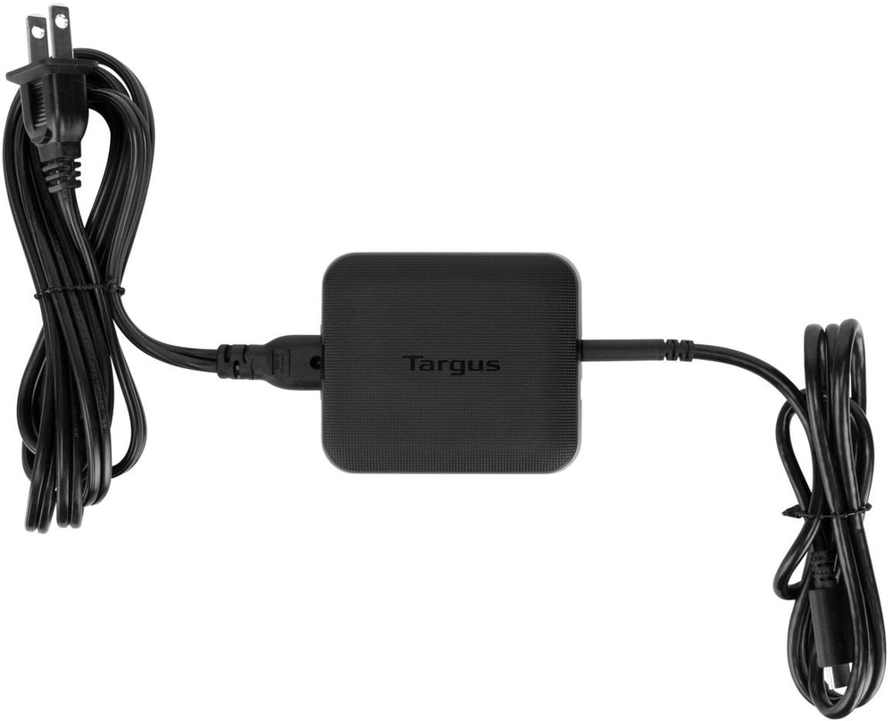 Targus - 65W USB-C/USB-A Laptop Charger - Black_1