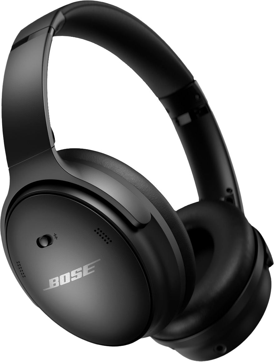 Bose - QuietComfort 45 Wireless Noise Cancelling Over-the-Ear Headphones - Triple Black_0