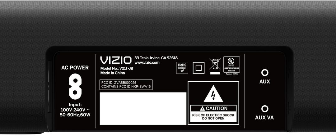 VIZIO - 2.1-Channel V-Series Home Theater Sound Bar with DTS Virtual:X and Wireless Subwoofer - Black_9