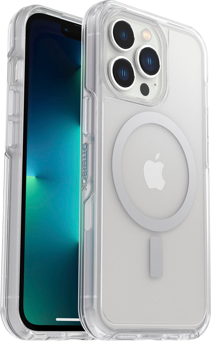 OtterBox - Symmetry Series+ for MagSafe Soft Shell for Apple iPhone 13 Pro - Clear_1