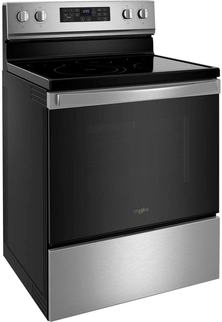 Whirlpool - 5.3 Cu. Ft. Freestanding Electric Convection Range with Air Fry - Stainless steel_9