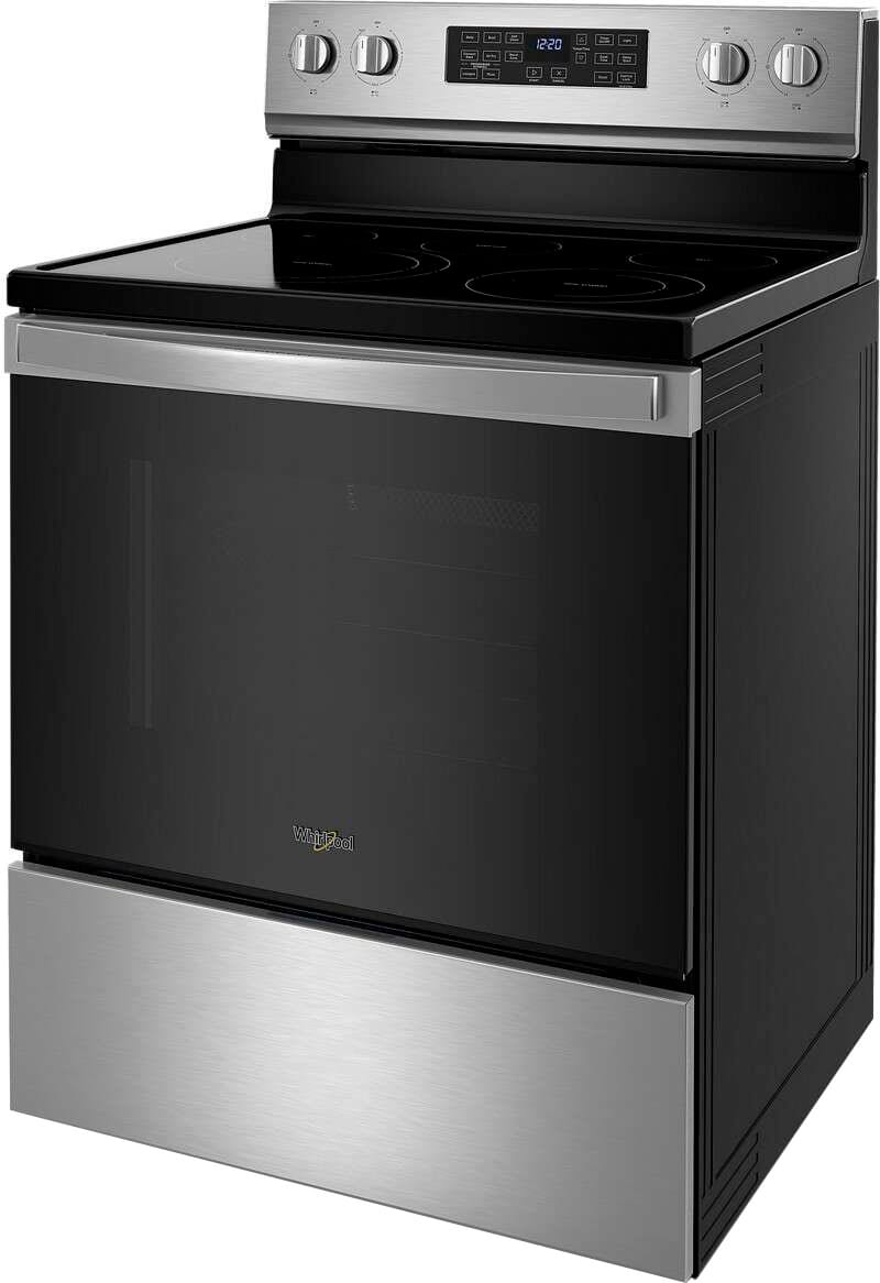 Whirlpool - 5.3 Cu. Ft. Freestanding Electric Convection Range with Air Fry - Stainless steel_8
