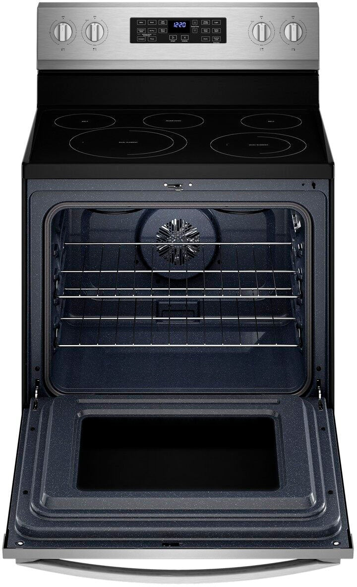 Whirlpool - 5.3 Cu. Ft. Freestanding Electric Convection Range with Air Fry - Stainless steel_7