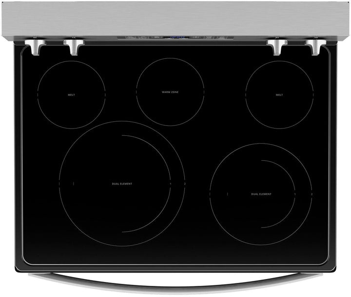 Whirlpool - 5.3 Cu. Ft. Freestanding Electric Convection Range with Air Fry - Stainless steel_4