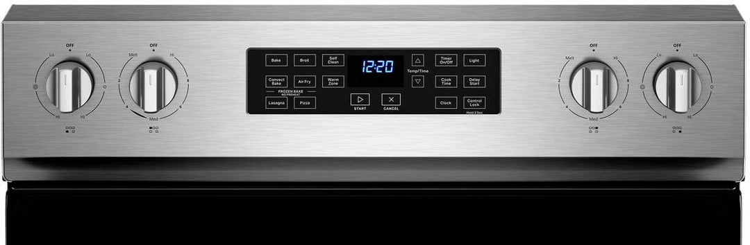 Whirlpool - 5.3 Cu. Ft. Freestanding Electric Convection Range with Air Fry - Stainless steel_2