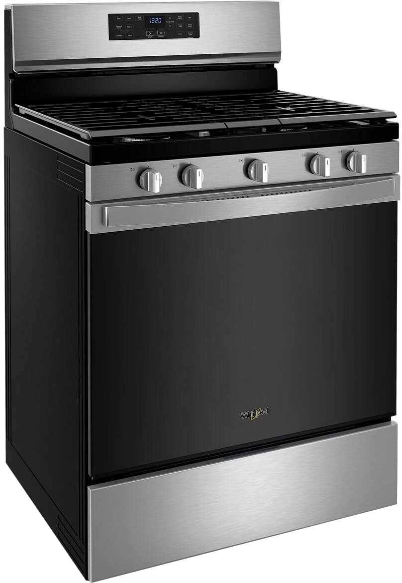 Whirlpool - 5.0 Cu. Ft. Gas Burner Range with Air Fry for Frozen Foods - Stainless steel_8