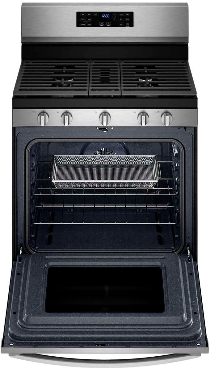 Whirlpool - 5.0 Cu. Ft. Gas Burner Range with Air Fry for Frozen Foods - Stainless steel_6