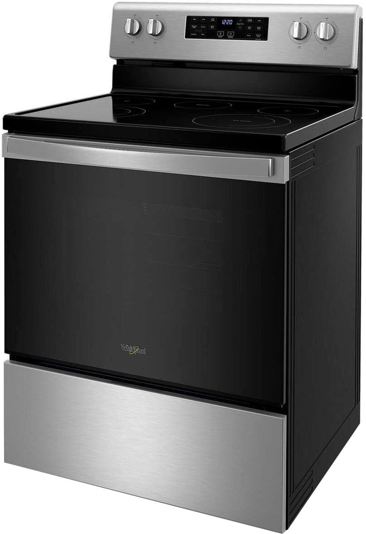 Whirlpool - 5.3 Cu. Ft. Freestanding Electric Convection Range with Air Fry - Stainless steel_8