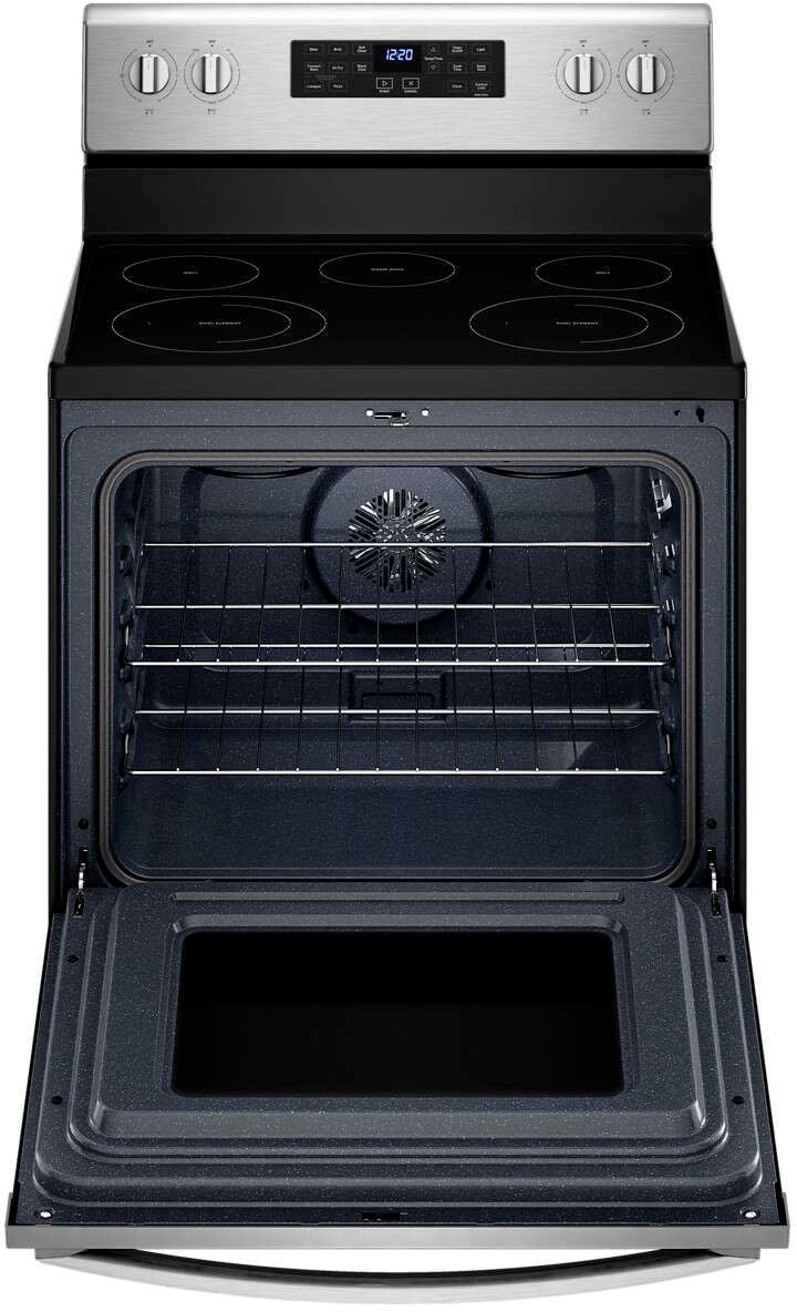 Whirlpool - 5.3 Cu. Ft. Freestanding Electric Convection Range with Air Fry - Stainless steel_6