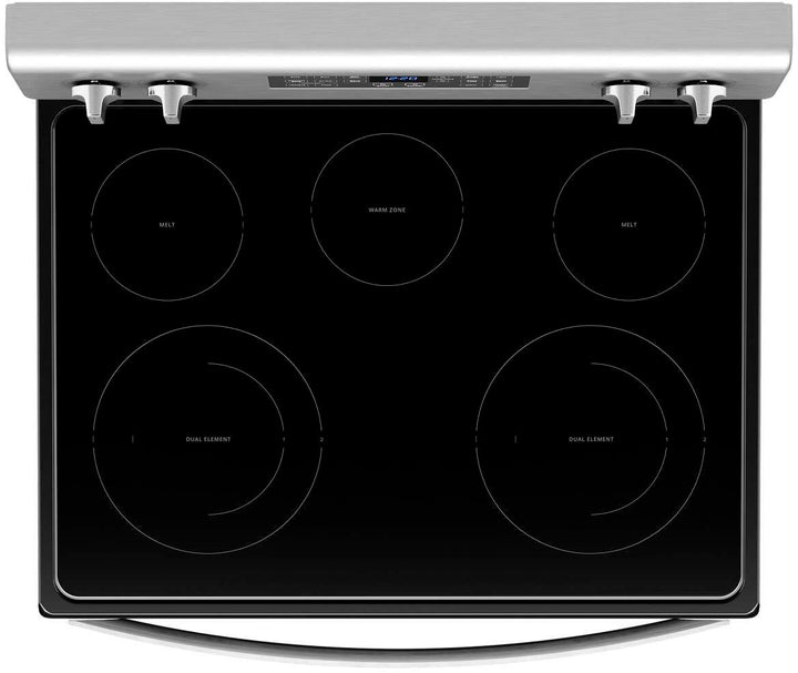 Whirlpool - 5.3 Cu. Ft. Freestanding Electric Convection Range with Air Fry - Stainless steel_3