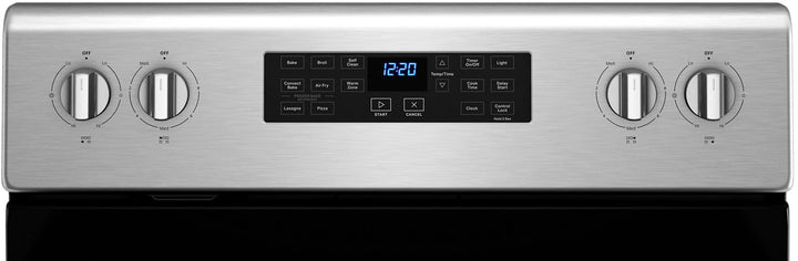 Whirlpool - 5.3 Cu. Ft. Freestanding Electric Convection Range with Air Fry - Stainless steel_1