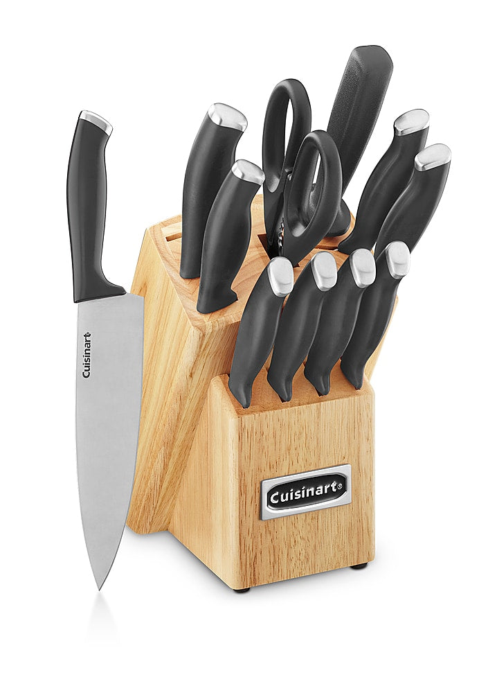 Cuisinart - ColorPro Collection 12-Piece Cutlery Set - Black_0