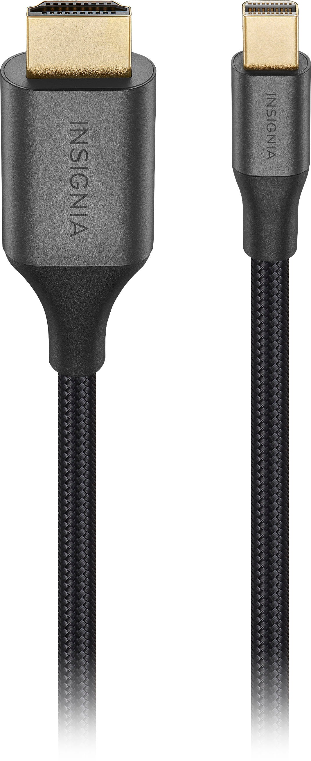 Insignia™ - 10' Mini DisplayPort to HDMI Cable - Black_2