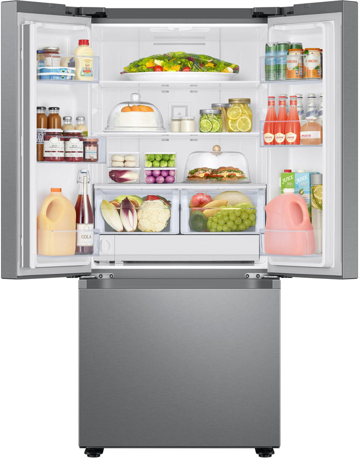 Samsung - 22 cu. ft. Smart 3-Door French Door Refrigerator with External Water Dispenser - Stainless steel_12