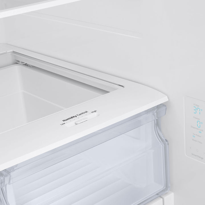 Samsung - 22 cu. ft. Smart 3-Door French Door Refrigerator with External Water Dispenser - Stainless steel_6