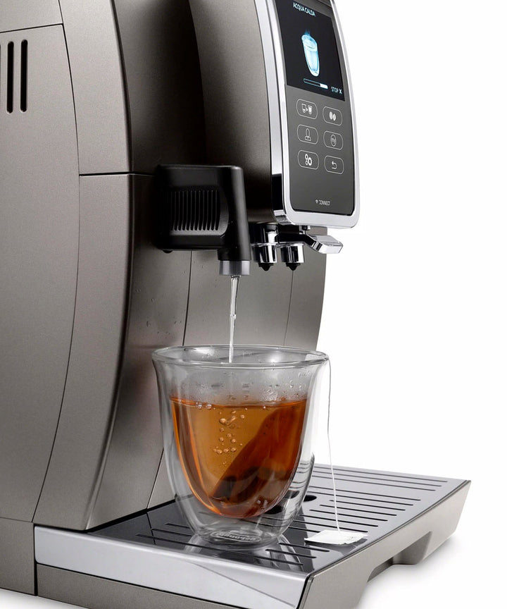 De'Longhi - Dinamica Plus Fully Automatic Espresso Machine with Built-in Grinder - Titanium_2