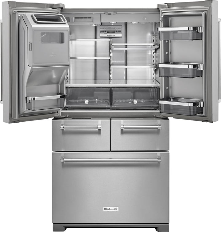 KitchenAid - 25.8 Cu. Ft. 5-Door French Door Refrigerator - Stainless steel_13