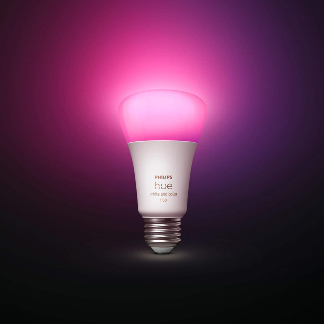Philips - Hue White and Color Ambiance A19 Bluetooth 75W Smart LED Bulb_5