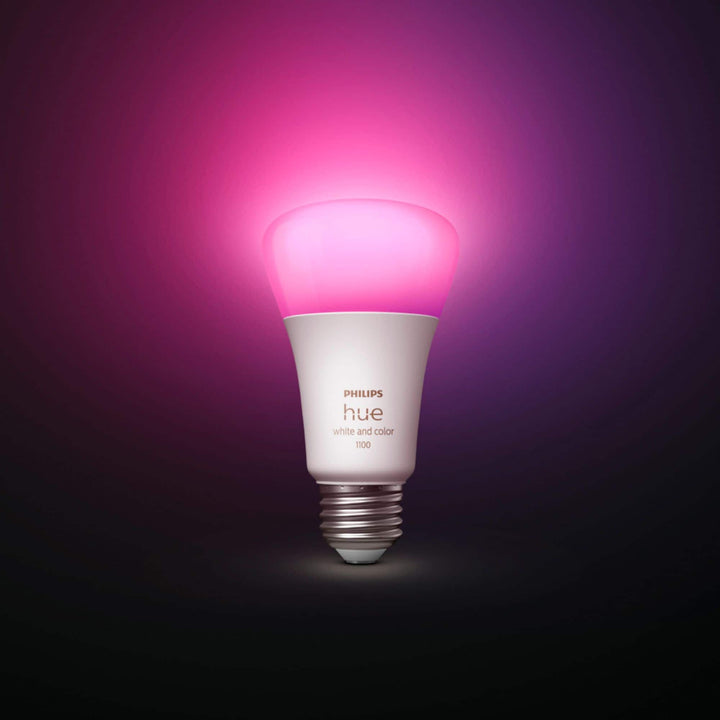 Philips - Hue White and Color Ambiance A19 Bluetooth 75W Smart LED Bulb_5