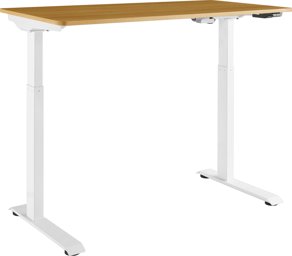 Insignia™ - Adjustable Standing Desk with Electronic Control - 47.2" - Oak_1
