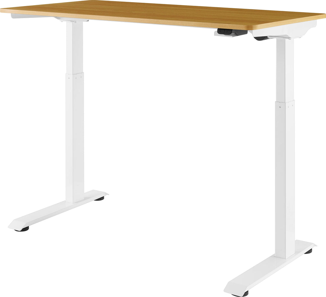 Insignia™ - Adjustable Standing Desk with Electronic Control - 47.2" - Oak_3