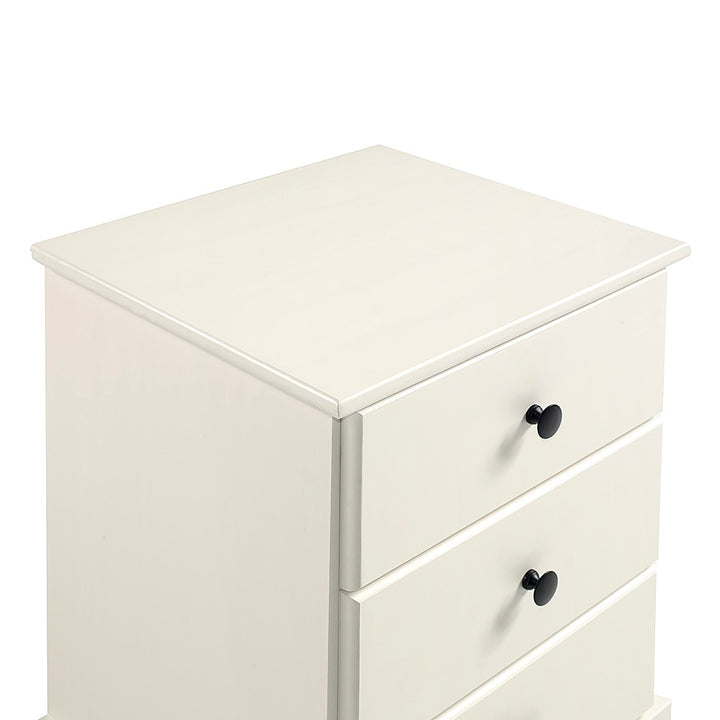 Walker Edison - 23” Traditional 3 Drawer Solid Wood Nightstand - White_6