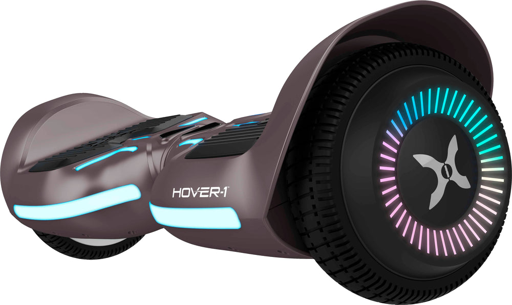 Hover-1 - Ranger Electric Self-Balancing Scooter w/6 mi Max Range & 7 mph Max Speed- Premium Bluetooth Speaker - Gray_1