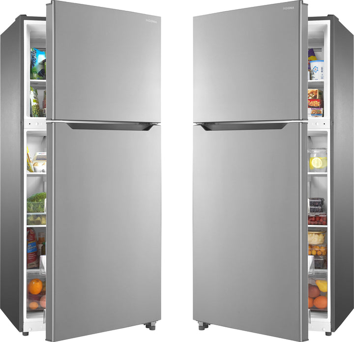 Insignia™ - 18 Cu. Ft. Top-Freezer Refrigerator - Stainless steel_3