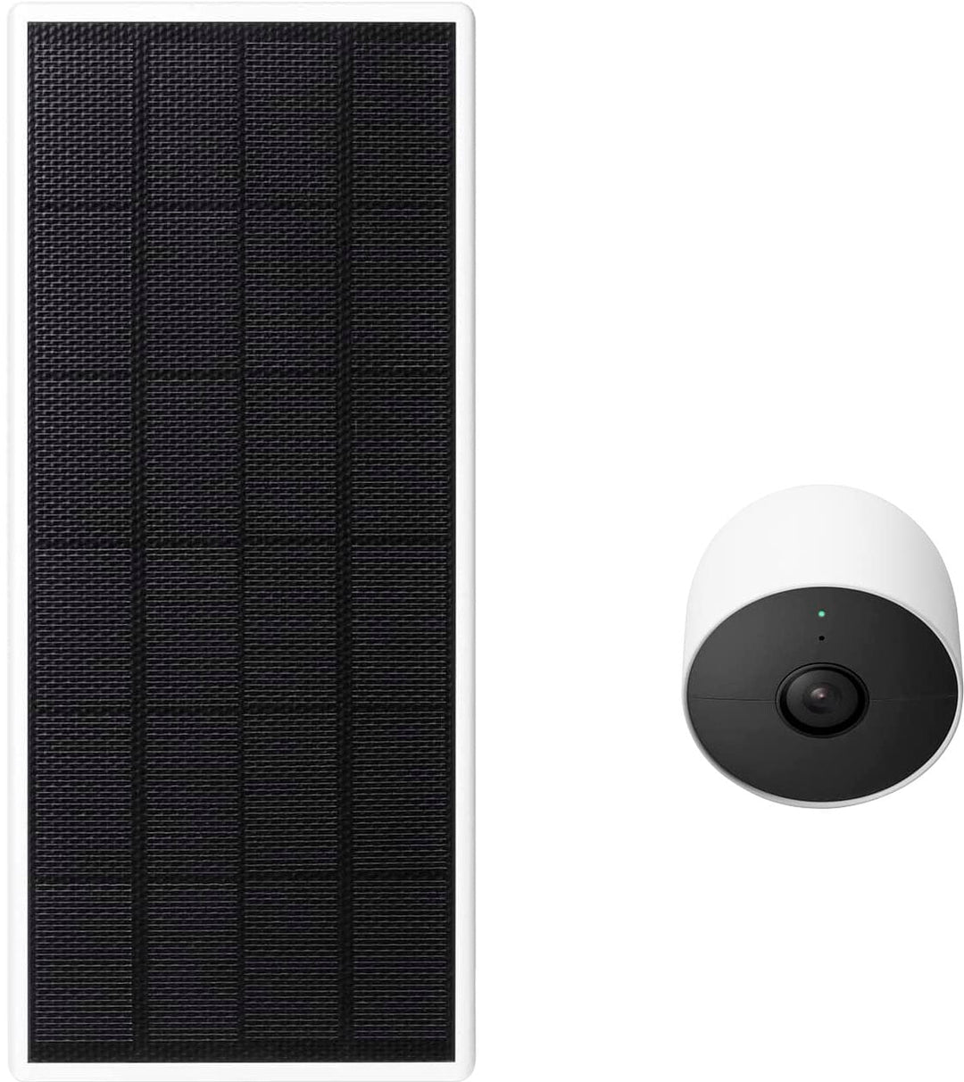Wasserstein - Solar Panel for Google Nest Cam (Battery) - White_1