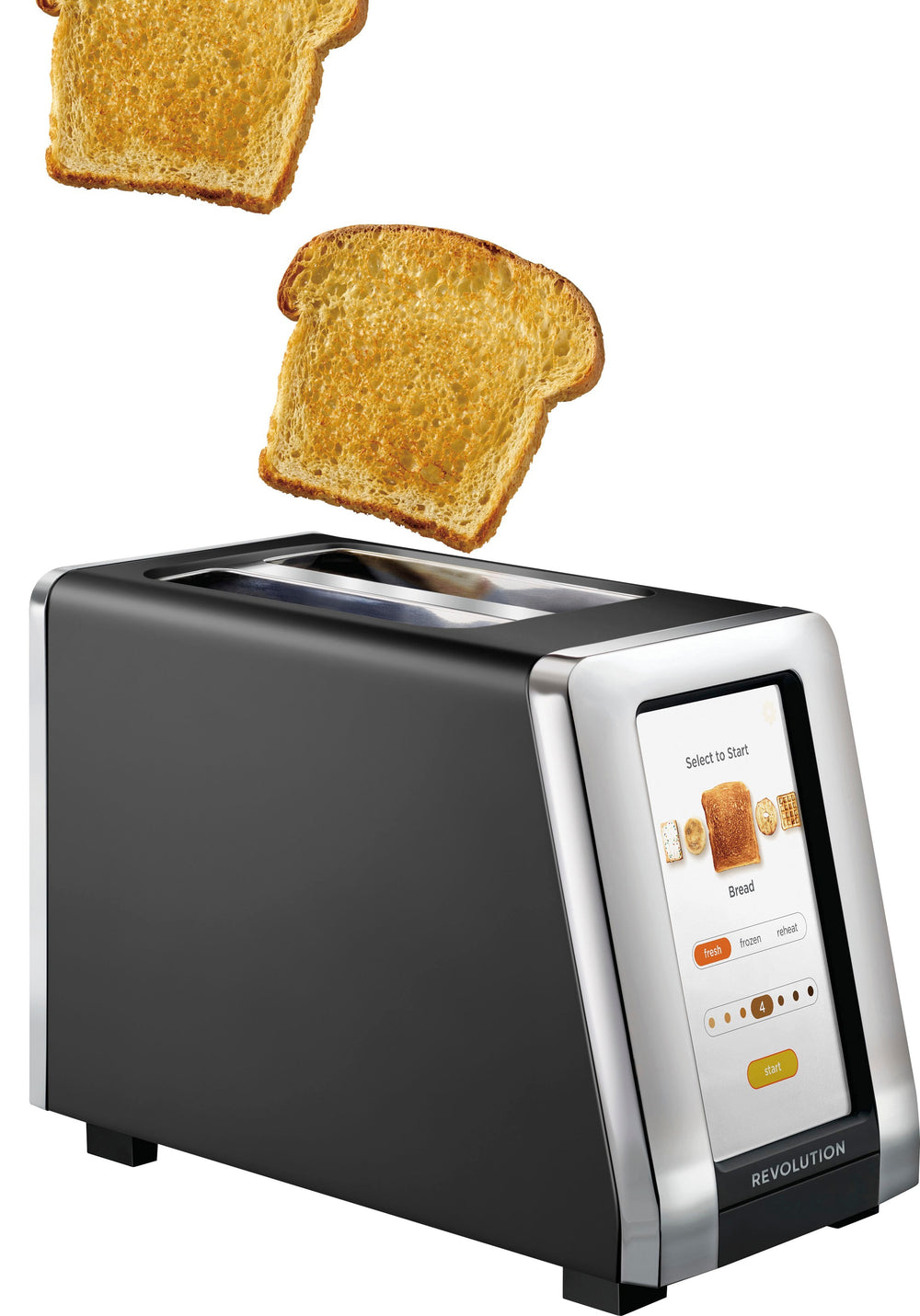 Revolution Cooking - Revolution InstaGLO R180B Toaster Matte Black - Black_1