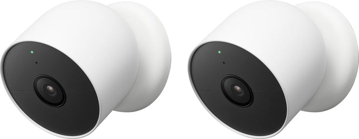 Google - Nest Cam Battery 2 Pack - Snow_0