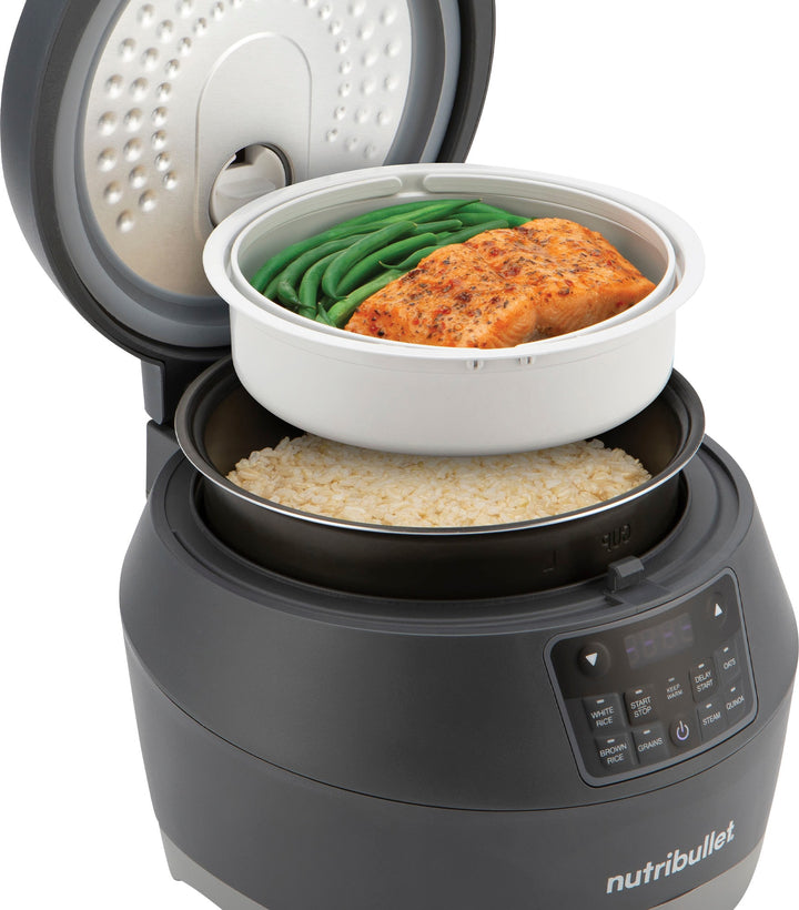 NutriBullet - EveryGrain 10-cup Rice and Grain Cooker - Gray_11